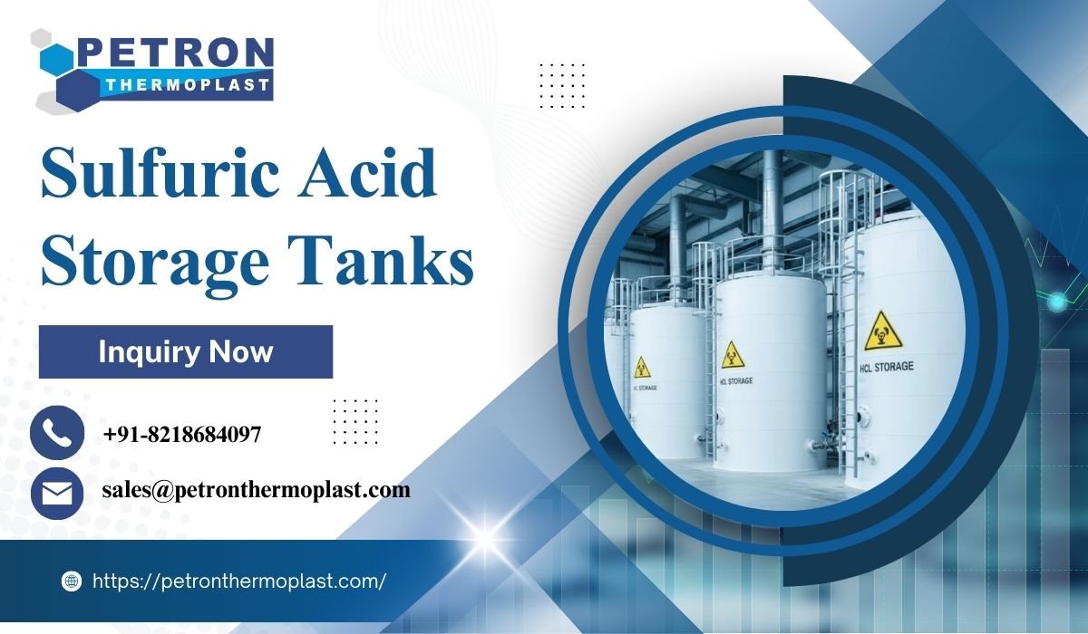 High Strength Sulfuric Acid Storage Tanks for Outdoor Installations
